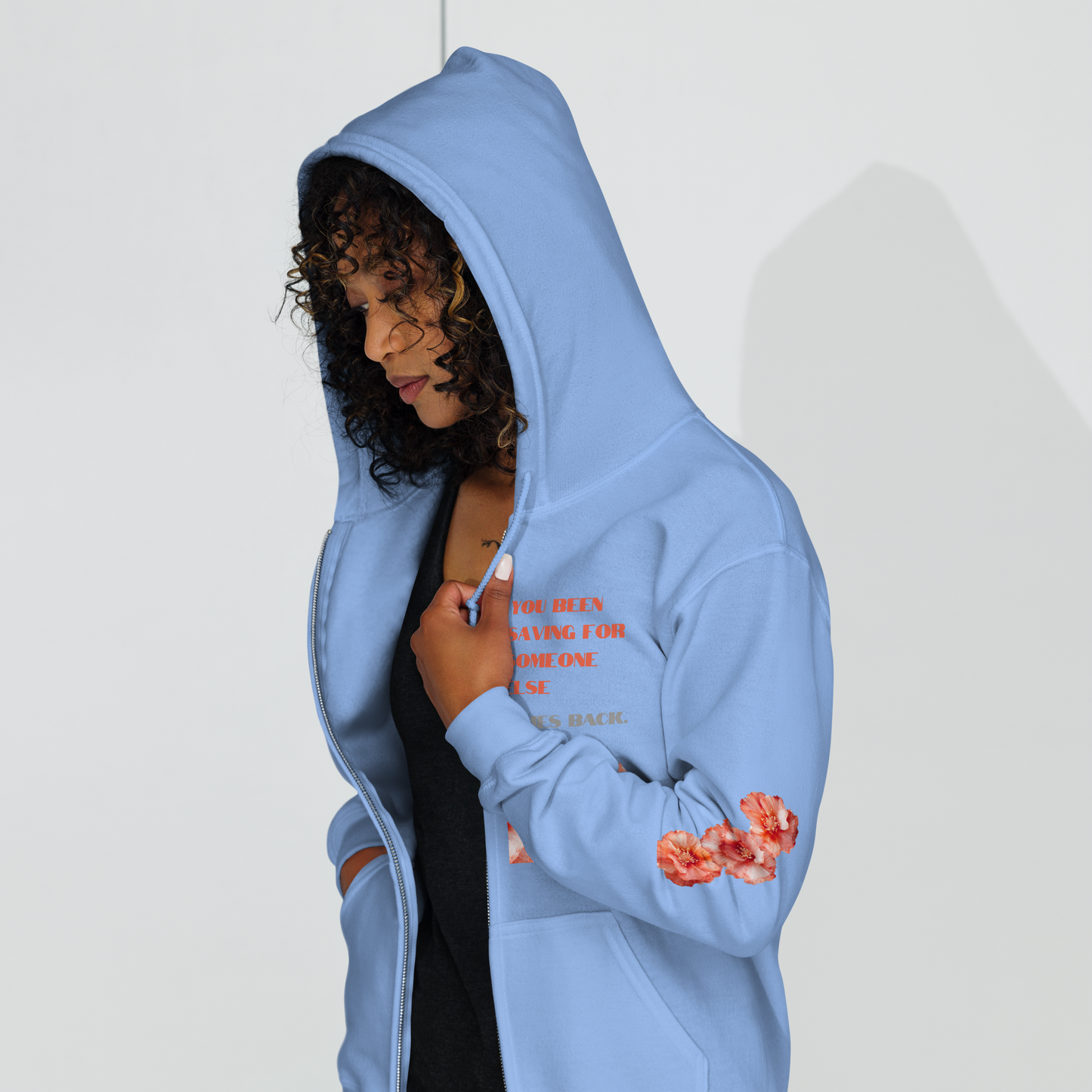 Self Love Zip Hoodie for Women