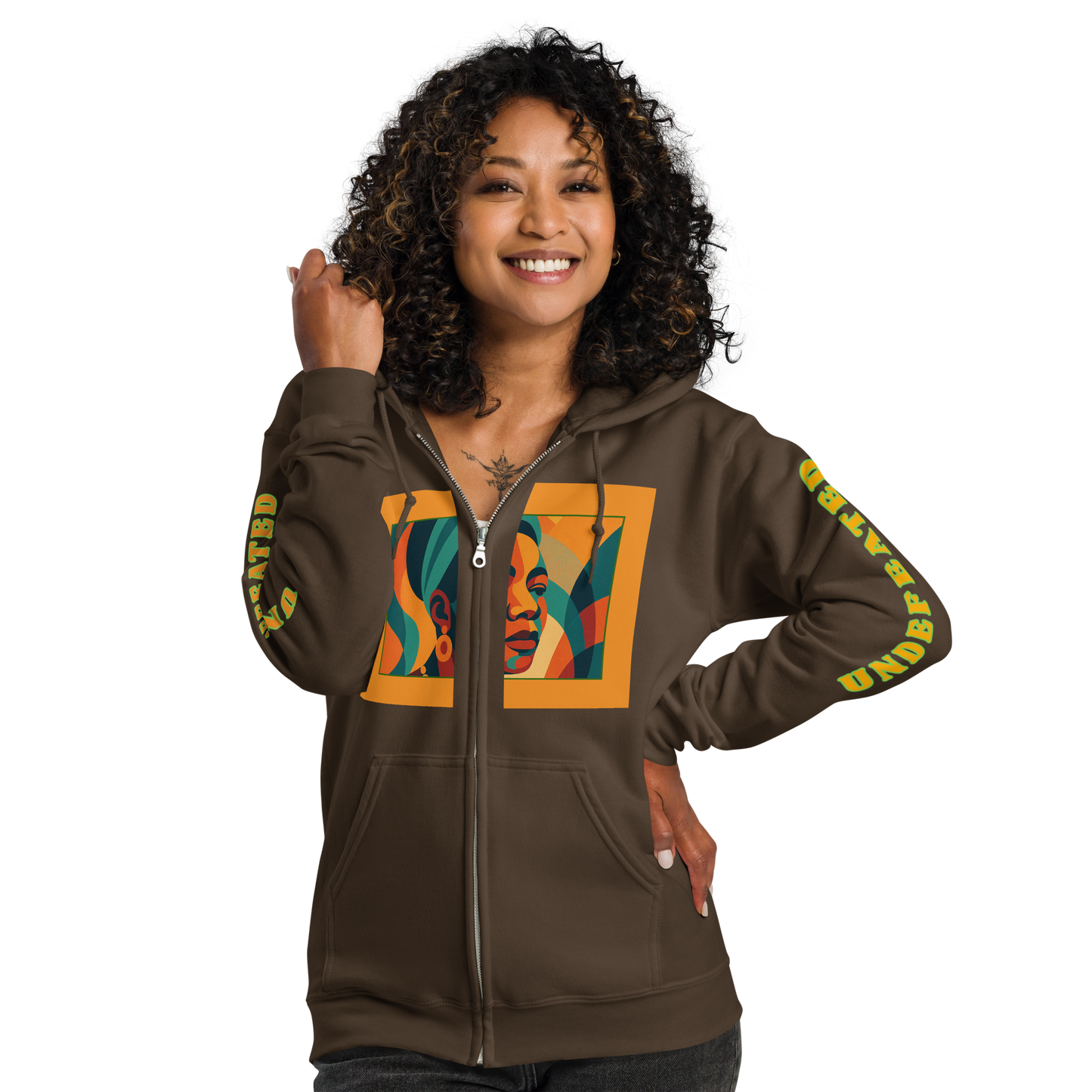 "Undefeated" Maya Angelou Tribute Unisex Hoodie
