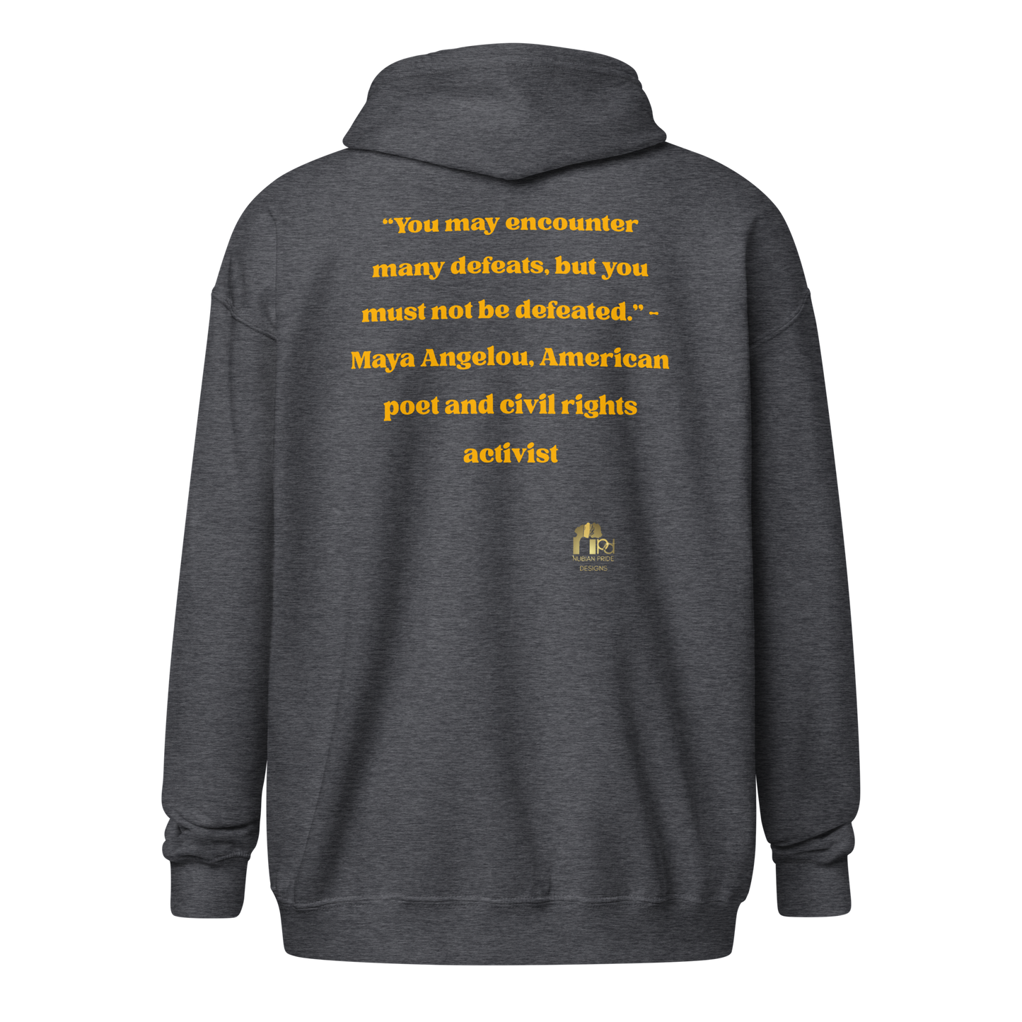 "Undefeated" Maya Angelou Tribute Unisex Hoodie