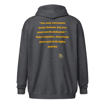 "Undefeated" Maya Angelou Tribute Unisex Hoodie