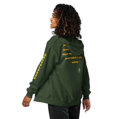 "Undefeated" Maya Angelou Tribute Unisex Hoodie