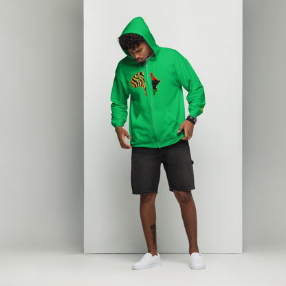 African Legacy Zip Unisex Hoodie