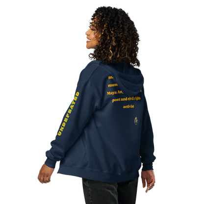 "Undefeated" Maya Angelou Tribute Unisex Hoodie
