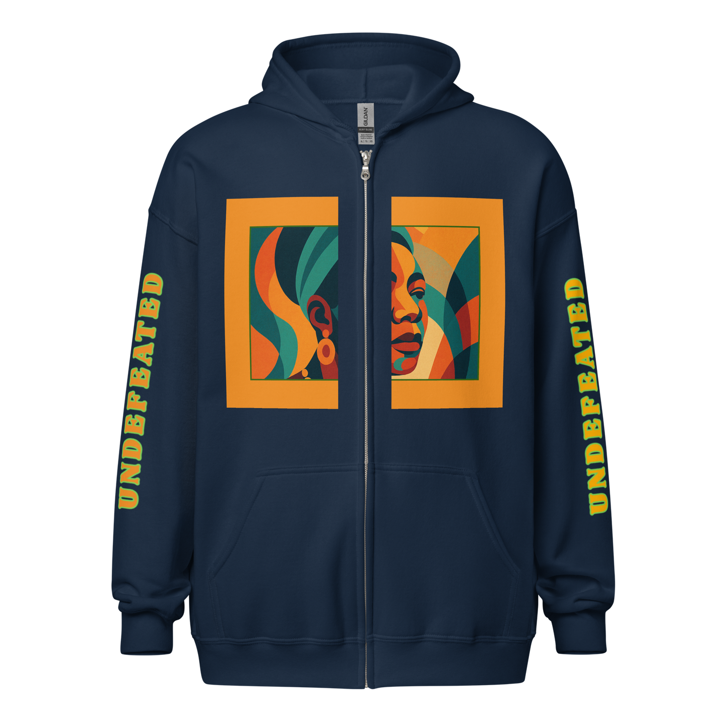"Undefeated" Maya Angelou Tribute Unisex Hoodie