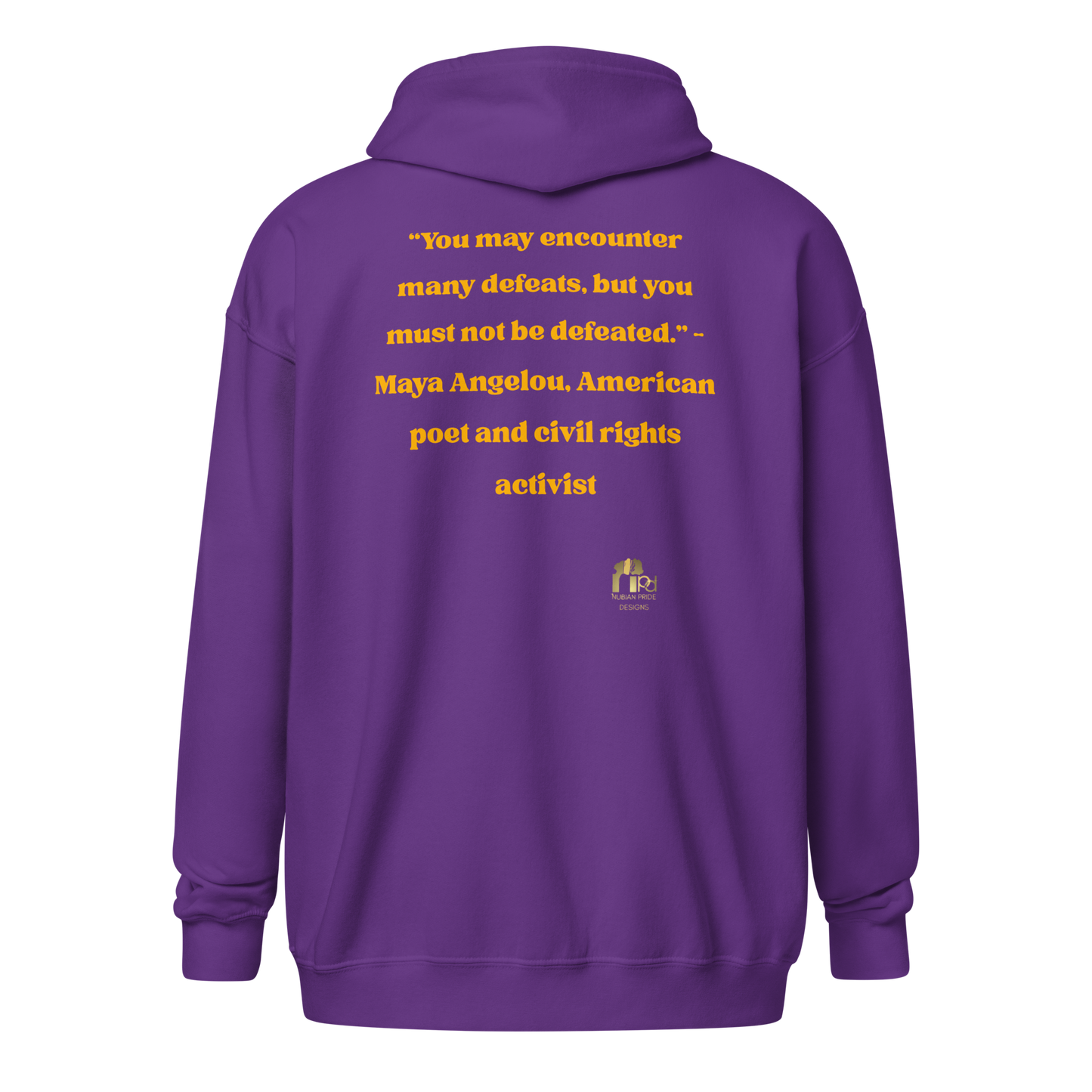 "Undefeated" Maya Angelou Tribute Unisex Hoodie