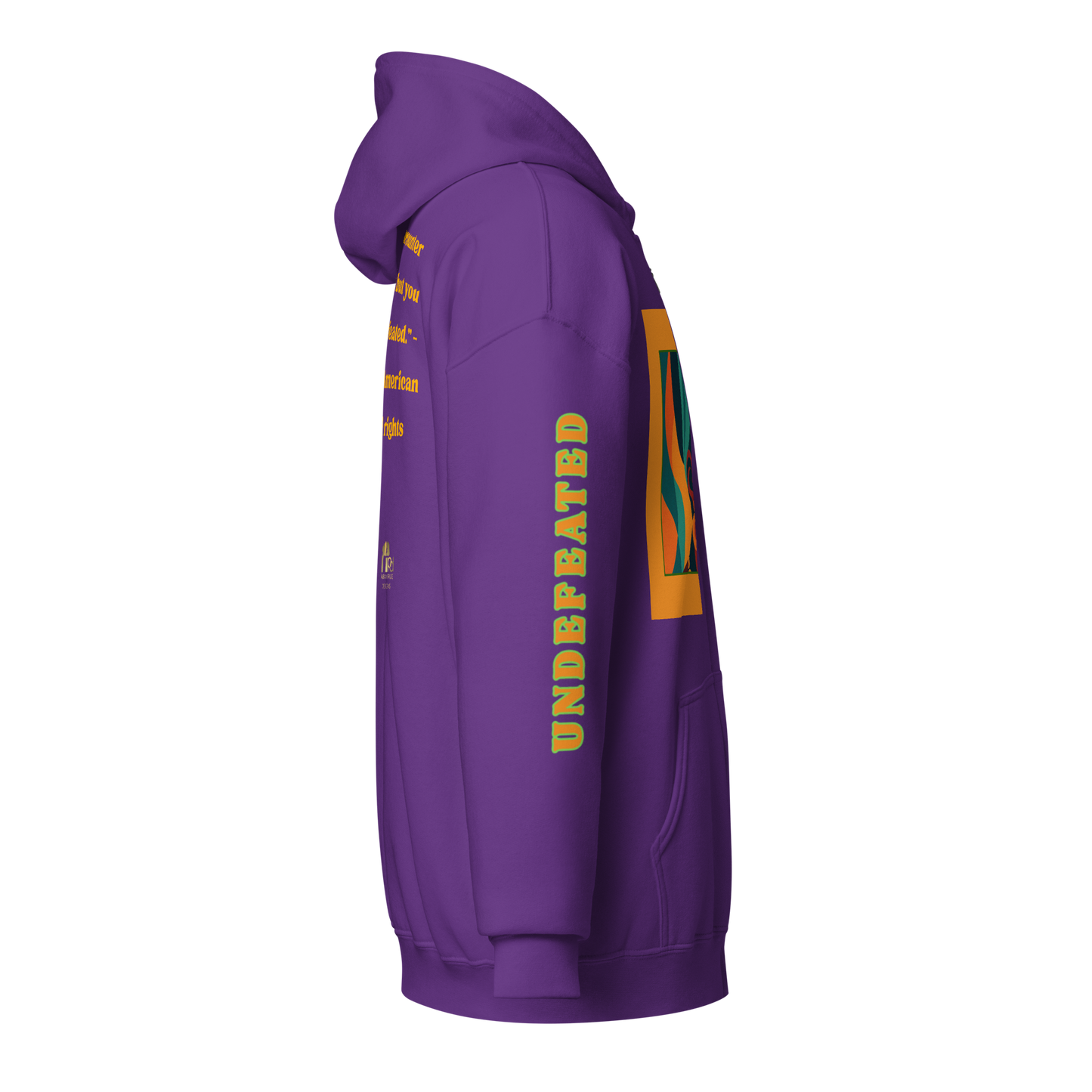 "Undefeated" Maya Angelou Tribute Unisex Hoodie