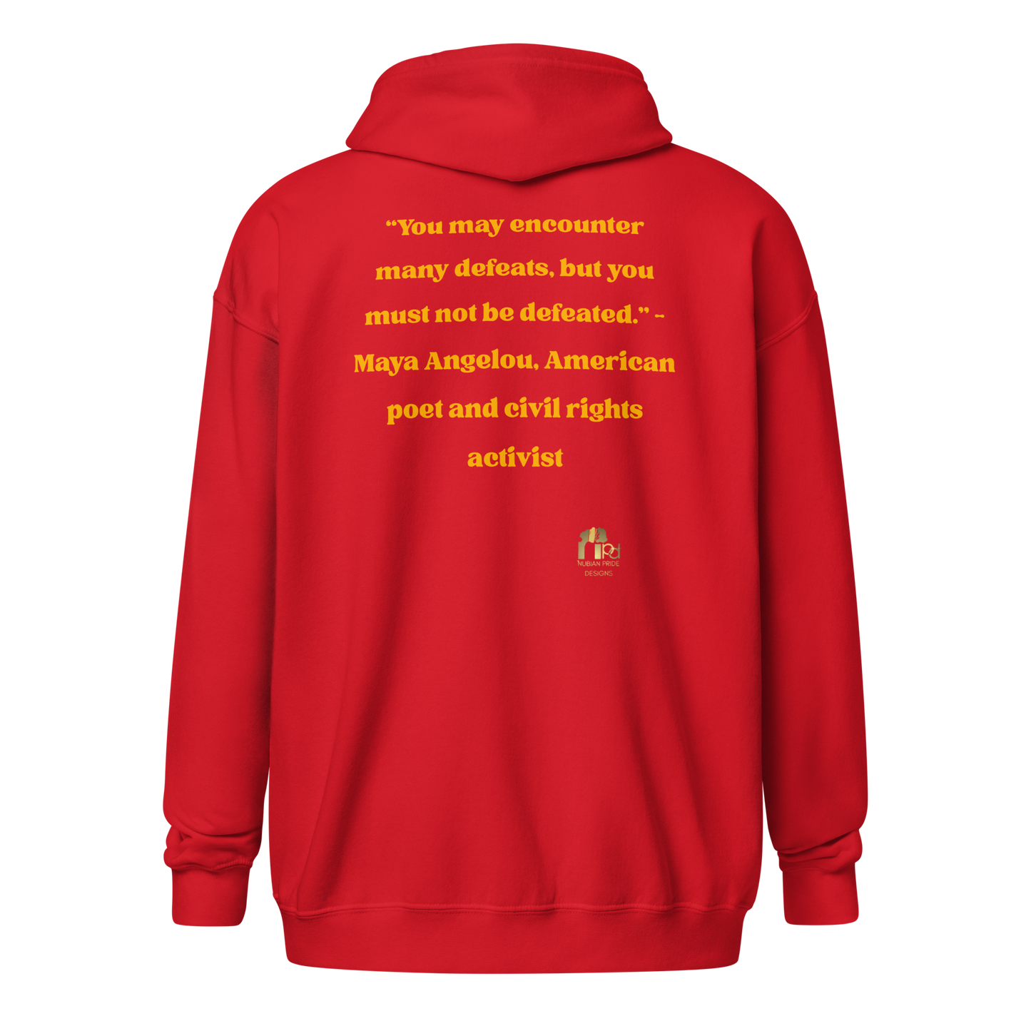 "Undefeated" Maya Angelou Tribute Unisex Hoodie