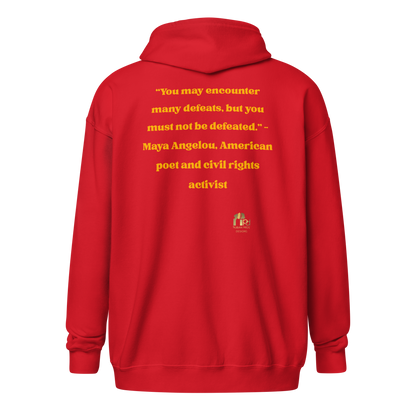 "Undefeated" Maya Angelou Tribute Unisex Hoodie