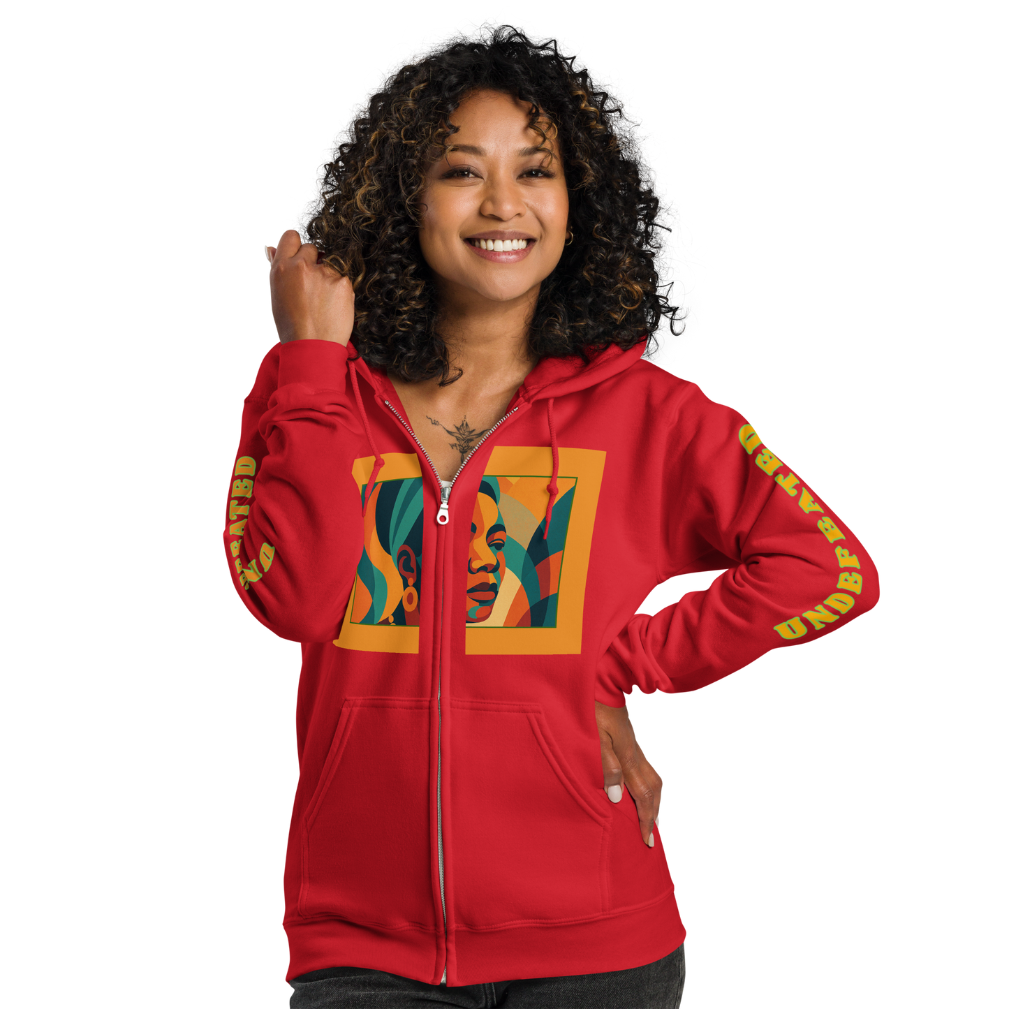 "Undefeated" Maya Angelou Tribute Unisex Hoodie