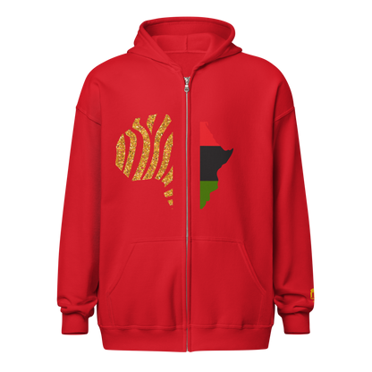 African Legacy Zip Unisex Hoodie