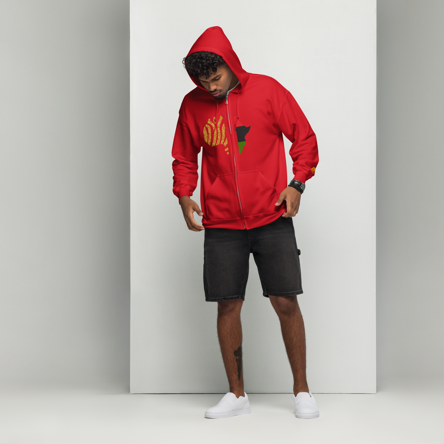 African Legacy Zip Unisex Hoodie