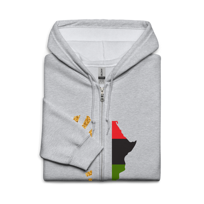African Legacy Zip Unisex Hoodie