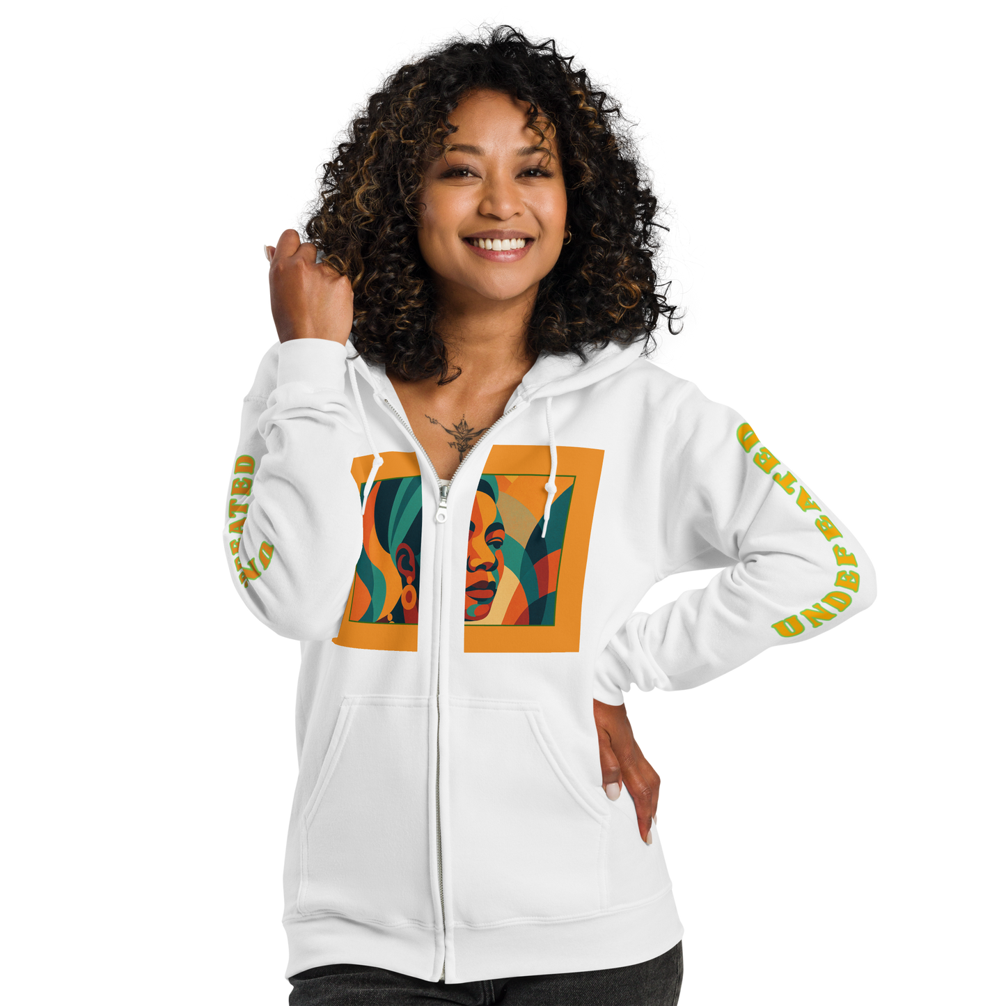 "Undefeated" Maya Angelou Tribute Unisex Hoodie