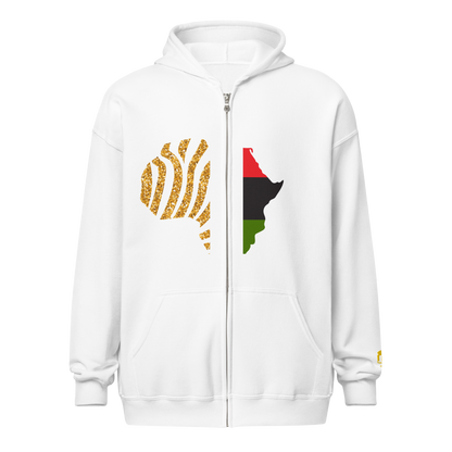 African Legacy Zip Unisex Hoodie