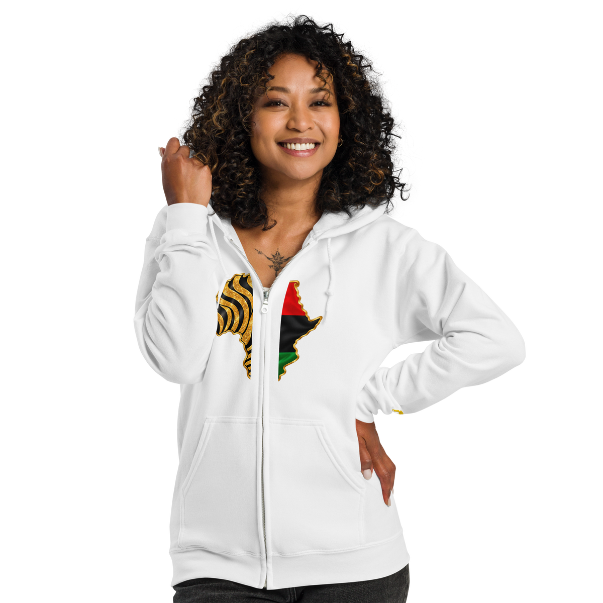 African Legacy Zip Unisex Hoodie