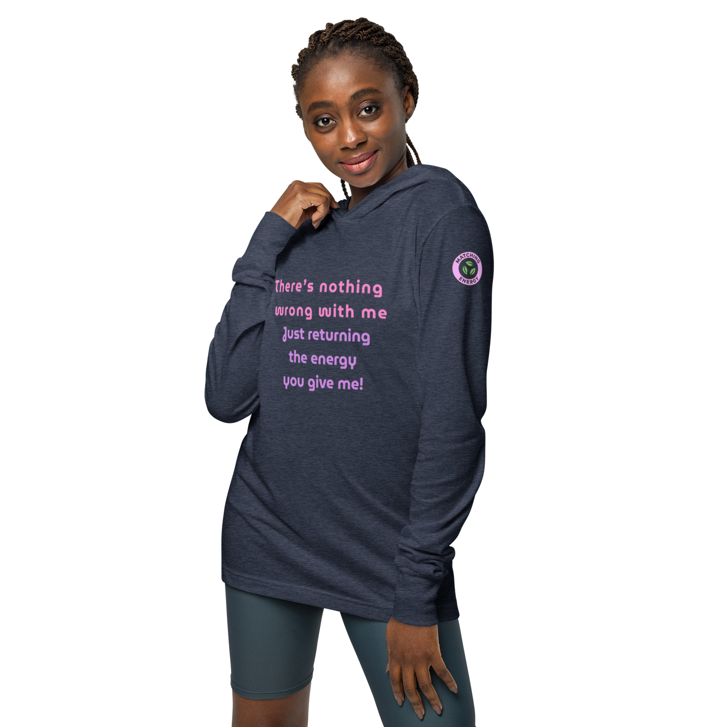Matching Energy Hooded Long Sleeve Tee