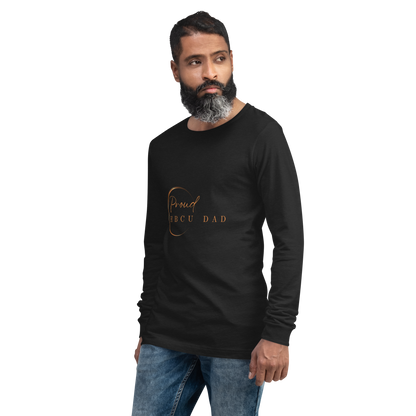 HBCU Proud Dad Long-Sleeve Tee – Celebrating Black Excellence (Dad)