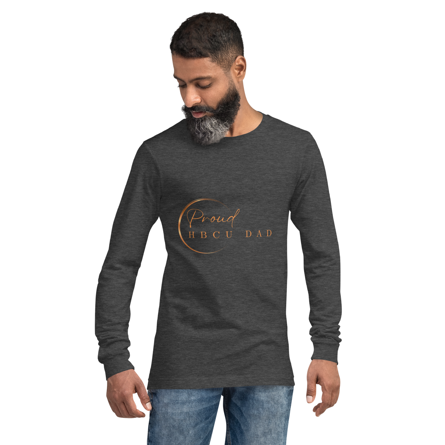 HBCU Proud Dad Long-Sleeve Tee – Celebrating Black Excellence (Dad)