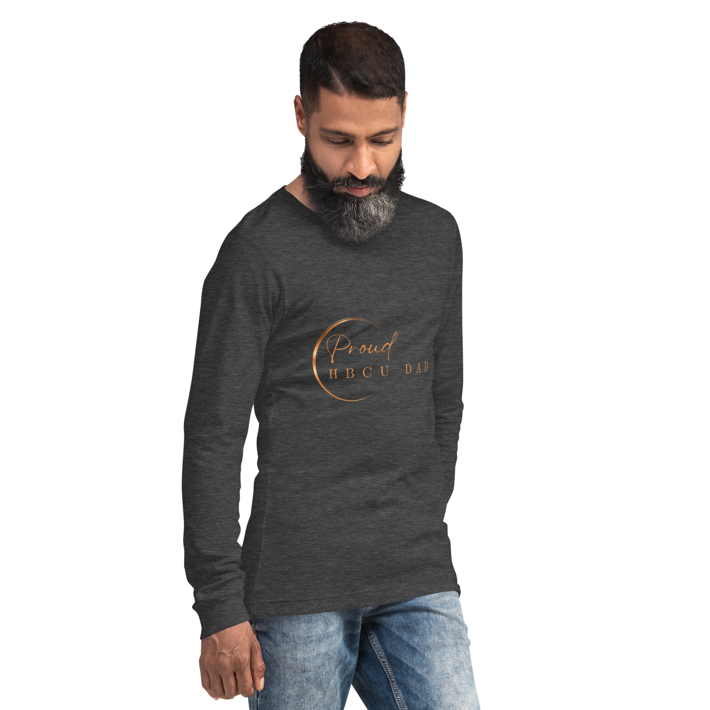 HBCU Proud Dad Long-Sleeve Tee – Celebrating Black Excellence (Dad)