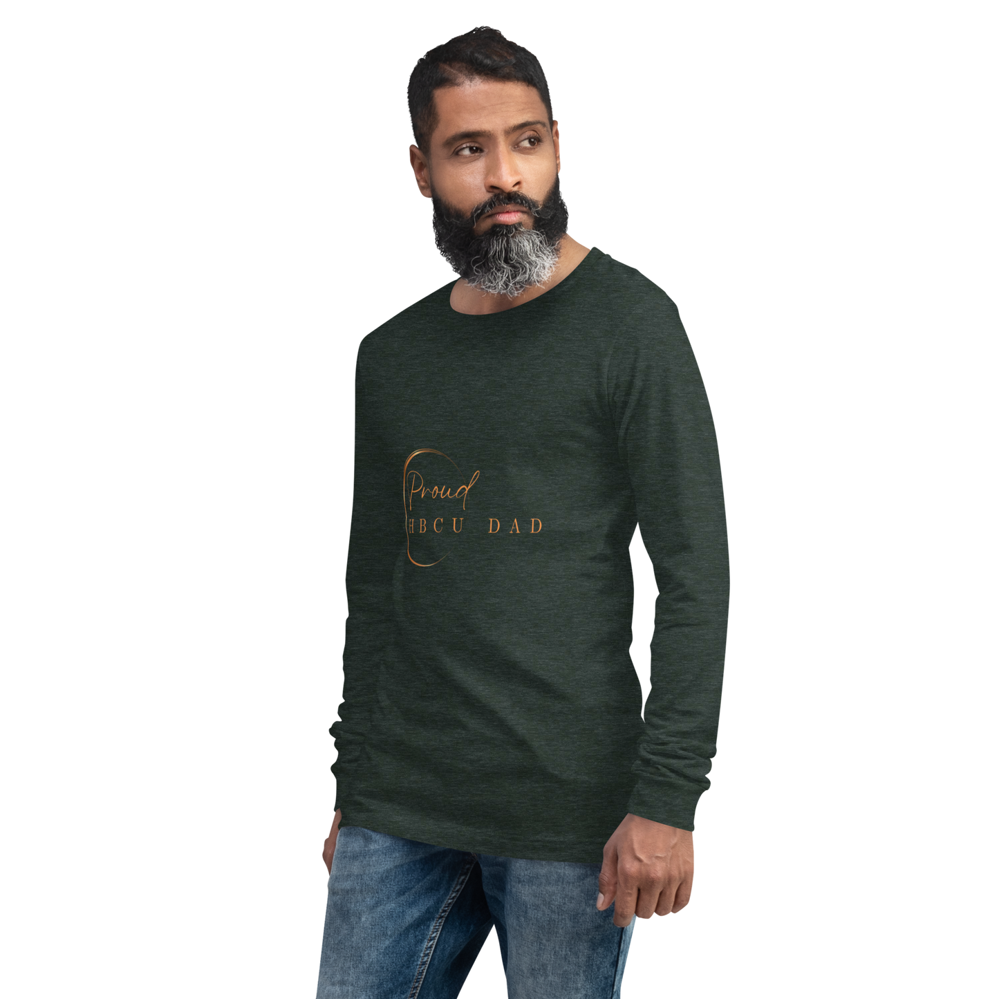 HBCU Proud Dad Long-Sleeve Tee – Celebrating Black Excellence (Dad)