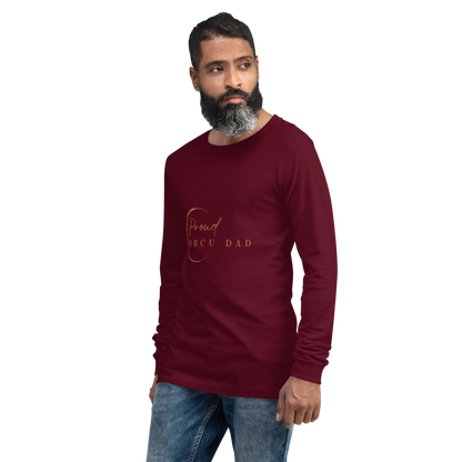 HBCU Proud Dad Long-Sleeve Tee – Celebrating Black Excellence (Dad)