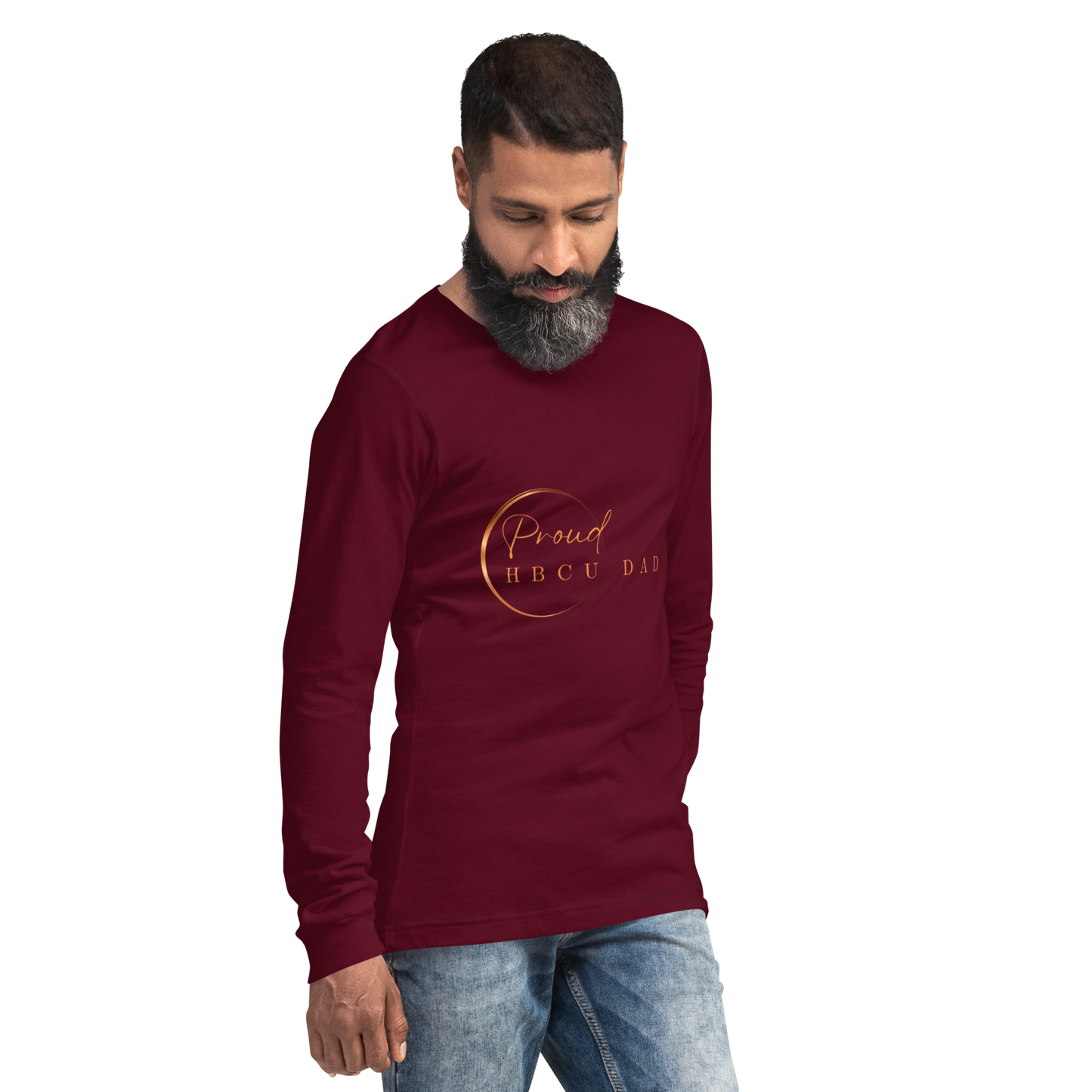 HBCU Proud Dad Long-Sleeve Tee – Celebrating Black Excellence (Dad)
