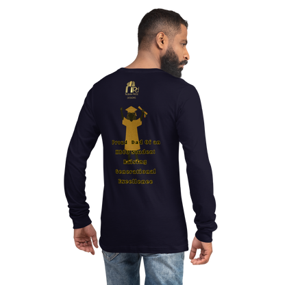 HBCU Proud Dad Long-Sleeve Tee – Celebrating Black Excellence (Dad)