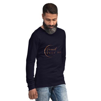 HBCU Proud Dad Long-Sleeve Tee – Celebrating Black Excellence (Dad)