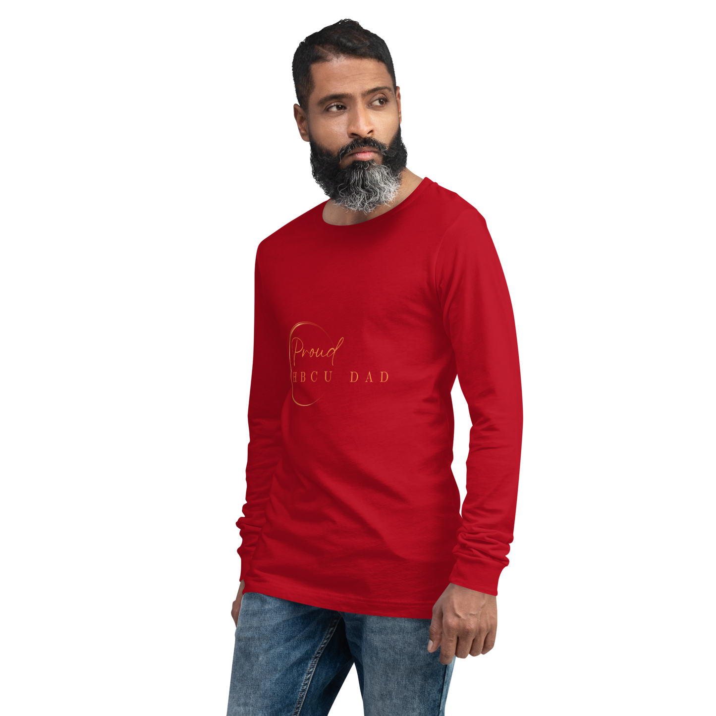 HBCU Proud Dad Long-Sleeve Tee – Celebrating Black Excellence (Dad)