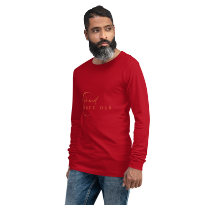 HBCU Proud Dad Long-Sleeve Tee – Celebrating Black Excellence (Dad)