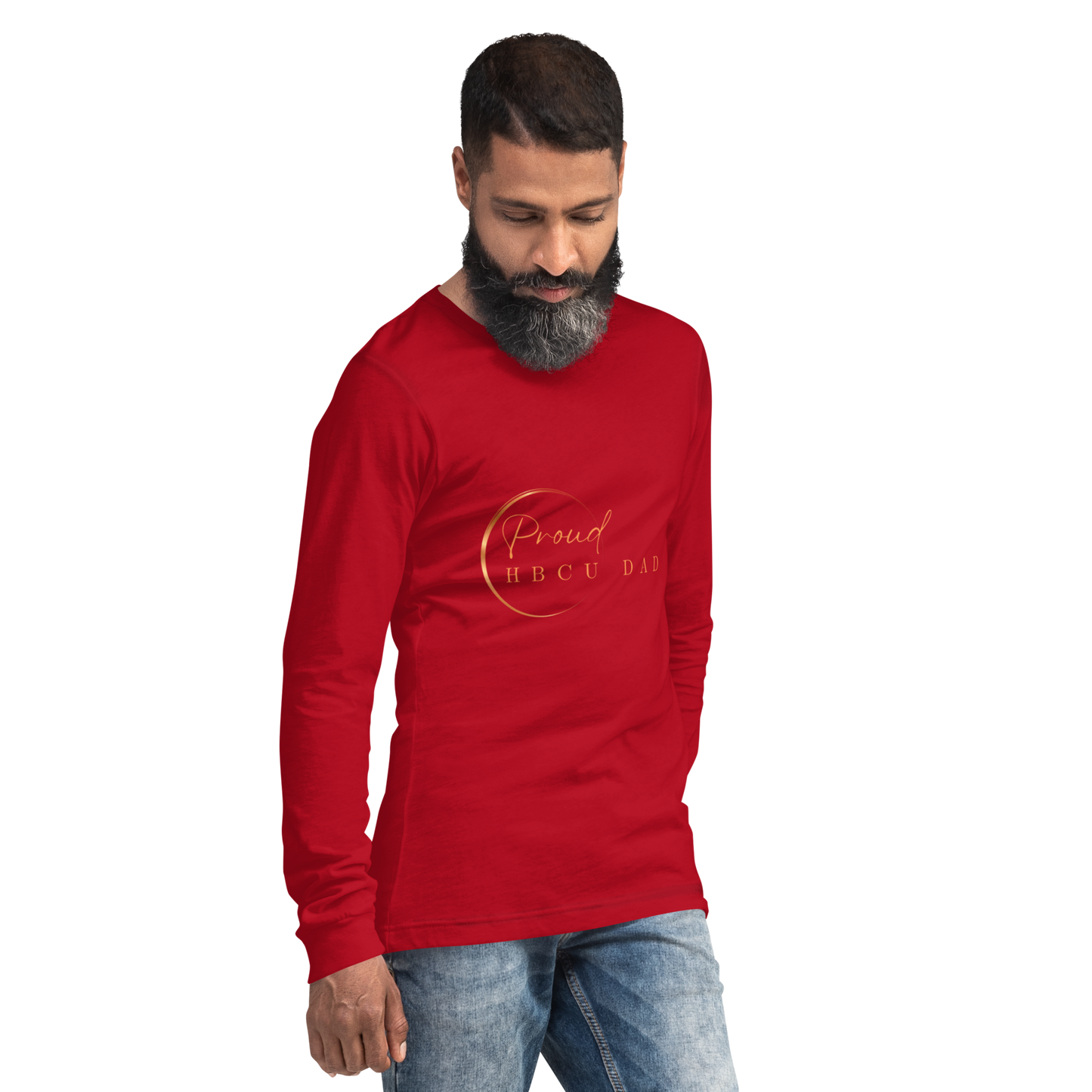 HBCU Proud Dad Long-Sleeve Tee – Celebrating Black Excellence (Dad)