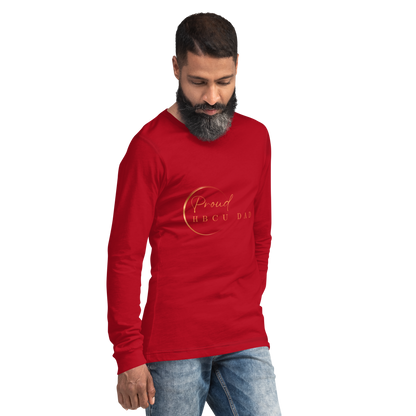 HBCU Proud Dad Long-Sleeve Tee – Celebrating Black Excellence (Dad)