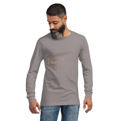HBCU Proud Dad Long-Sleeve Tee – Celebrating Black Excellence (Dad)