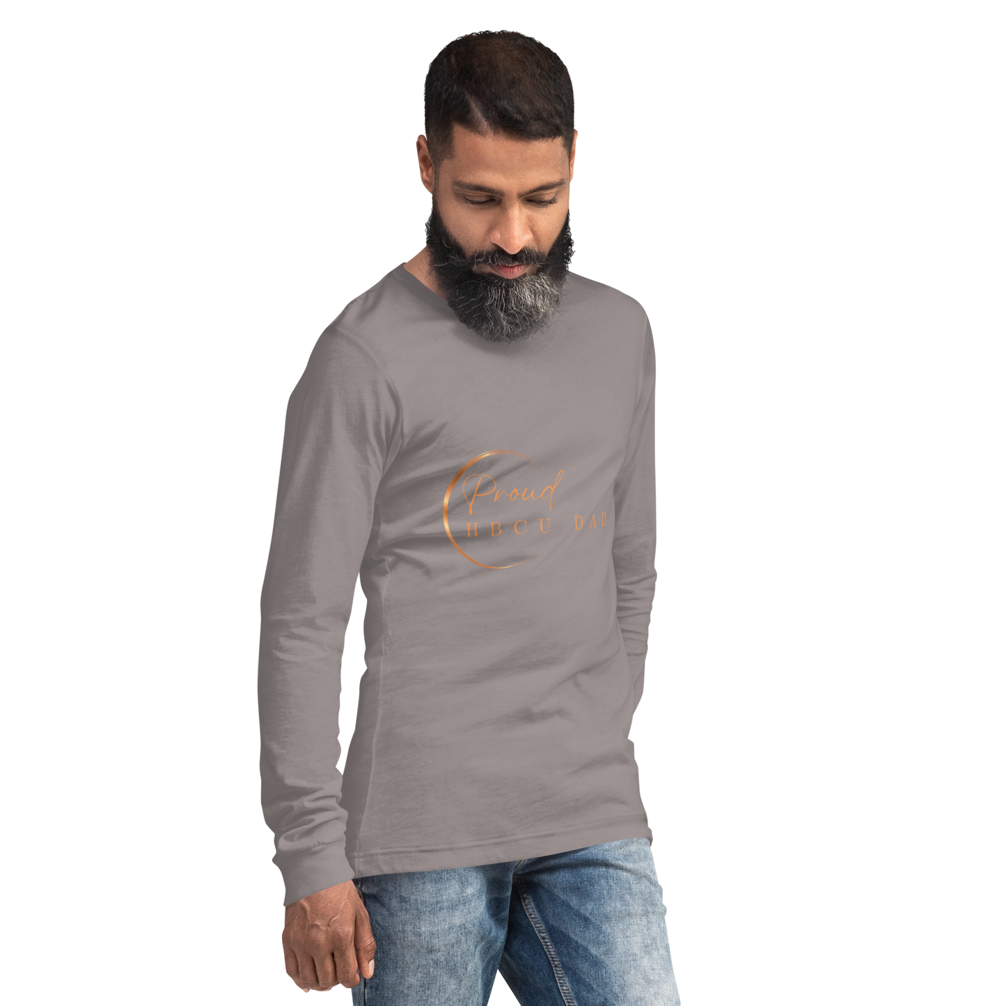 HBCU Proud Dad Long-Sleeve Tee – Celebrating Black Excellence (Dad)