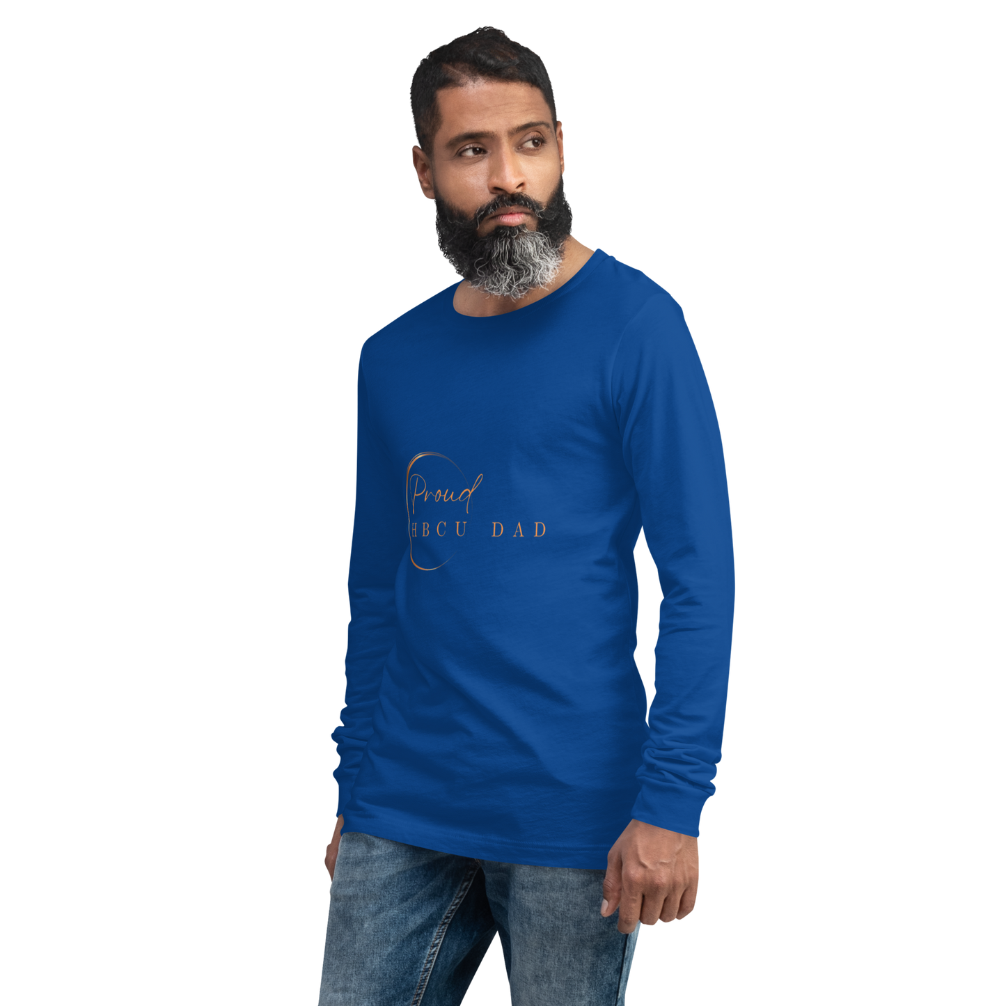 HBCU Proud Dad Long-Sleeve Tee – Celebrating Black Excellence (Dad)