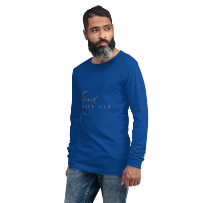 HBCU Proud Dad Long-Sleeve Tee – Celebrating Black Excellence (Dad)