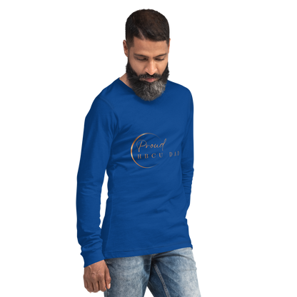 HBCU Proud Dad Long-Sleeve Tee – Celebrating Black Excellence (Dad)