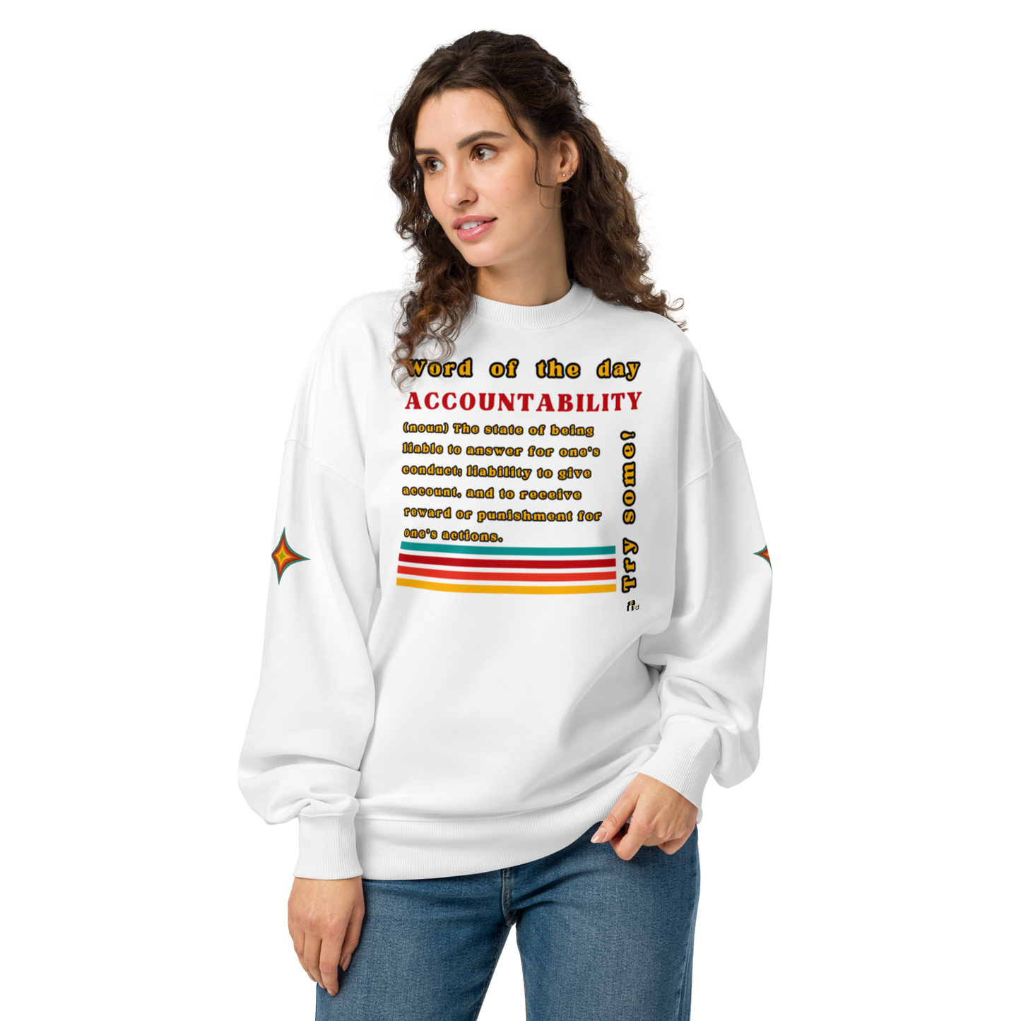 Accountability Unisex Organic Oversized Sweatshirt