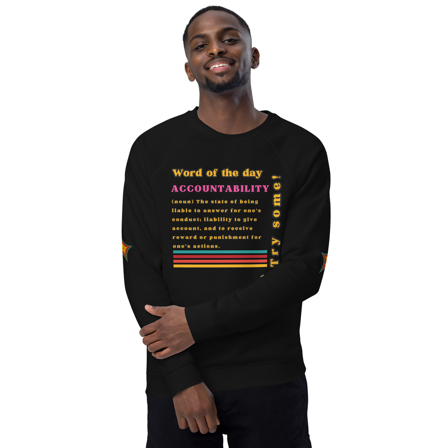 Accountability Unisex Organic Raglan Sweatshirt