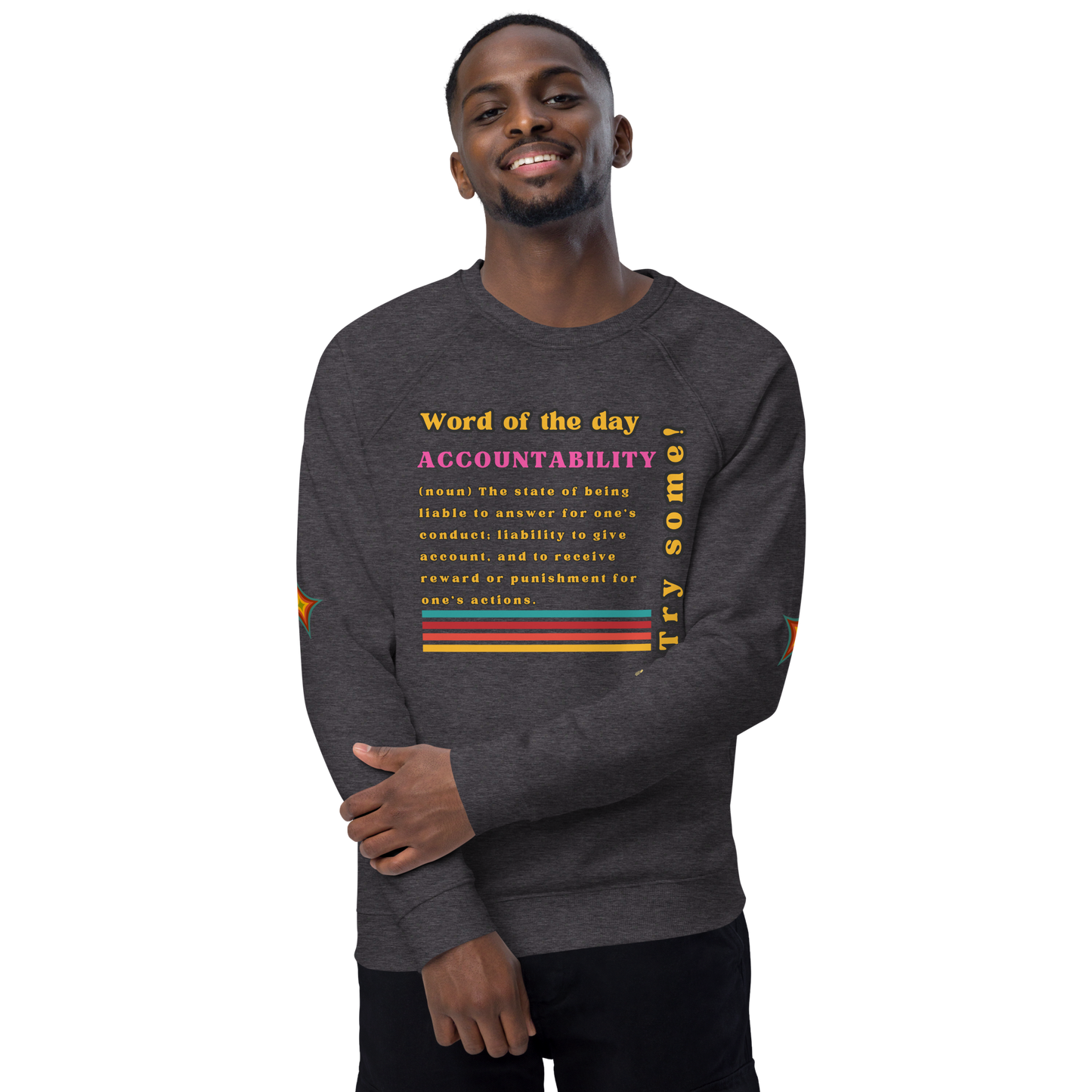 Accountability Unisex Organic Raglan Sweatshirt