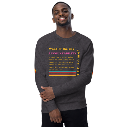 Accountability Unisex Organic Raglan Sweatshirt