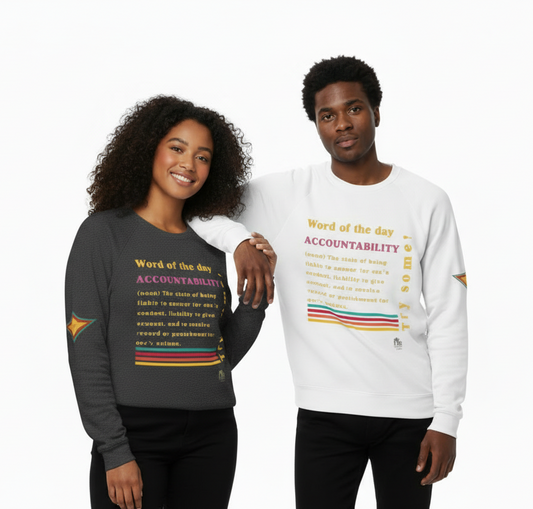 Accountability Unisex Organic Raglan Sweatshirt