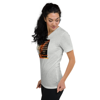 “Truth and Consequences" Unisex V-Neck Tee