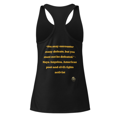 Maya Empowerment Fitted Racerback Top for Women