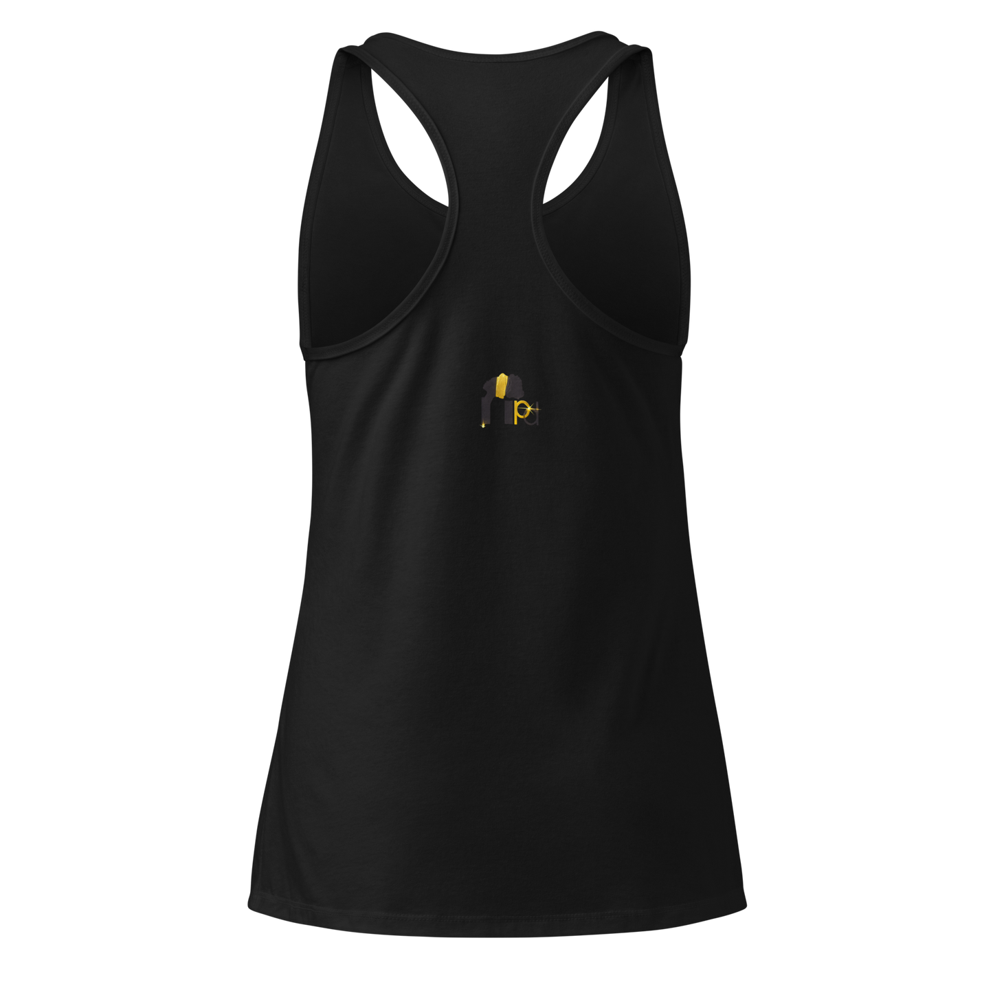Golden Aura Women's Fitted Racerback Tank Top