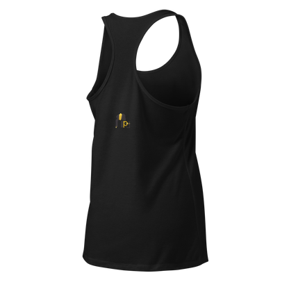Golden Aura Women's Fitted Racerback Tank Top