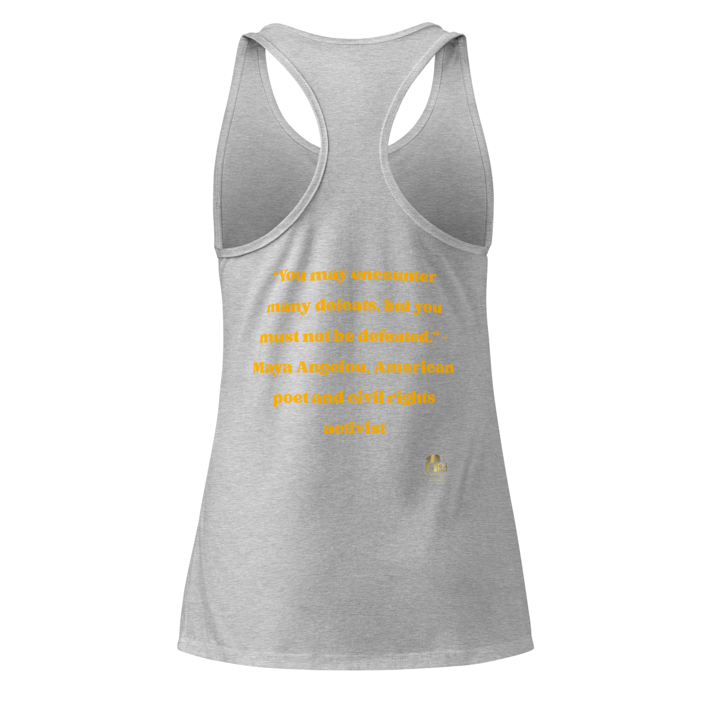 Maya Empowerment Fitted Racerback Top for Women