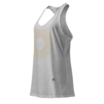 Golden Aura Women's Fitted Racerback Tank Top