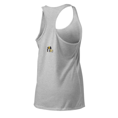 Golden Aura Women's Fitted Racerback Tank Top