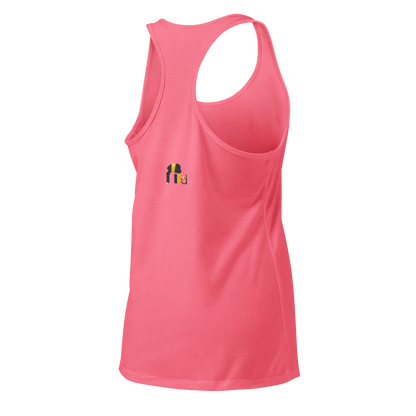 Golden Aura Women's Fitted Racerback Tank Top
